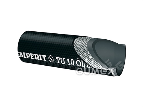 TU 10, 6/13mm, 10bar, NBR/NBR-EPDM, -40°C/+100°C, schwarz, 